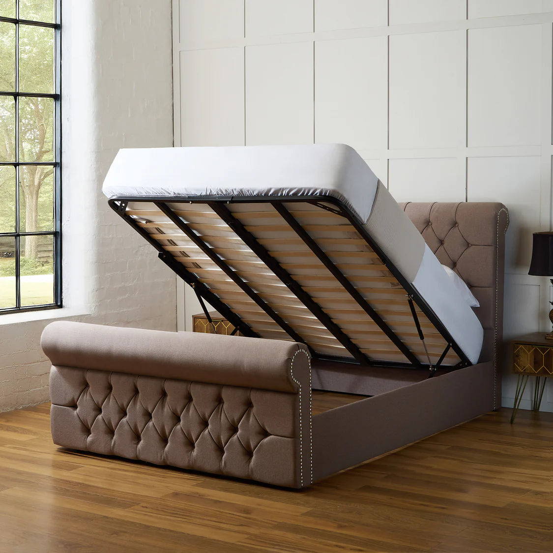 Buckingham Grand Ottoman Bed Frame