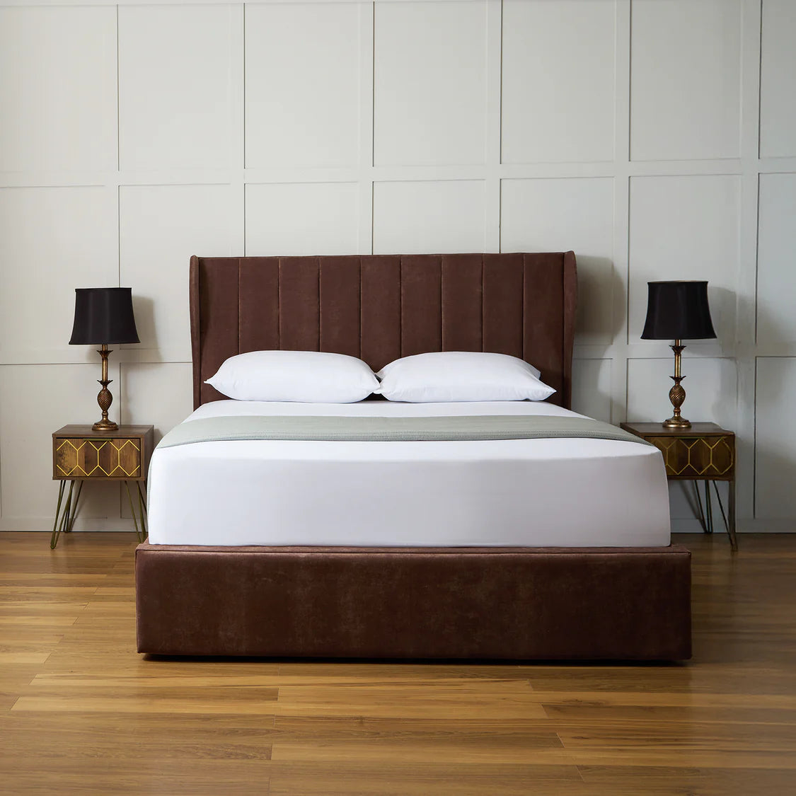 Lexi Winged Ottoman Bed Frame