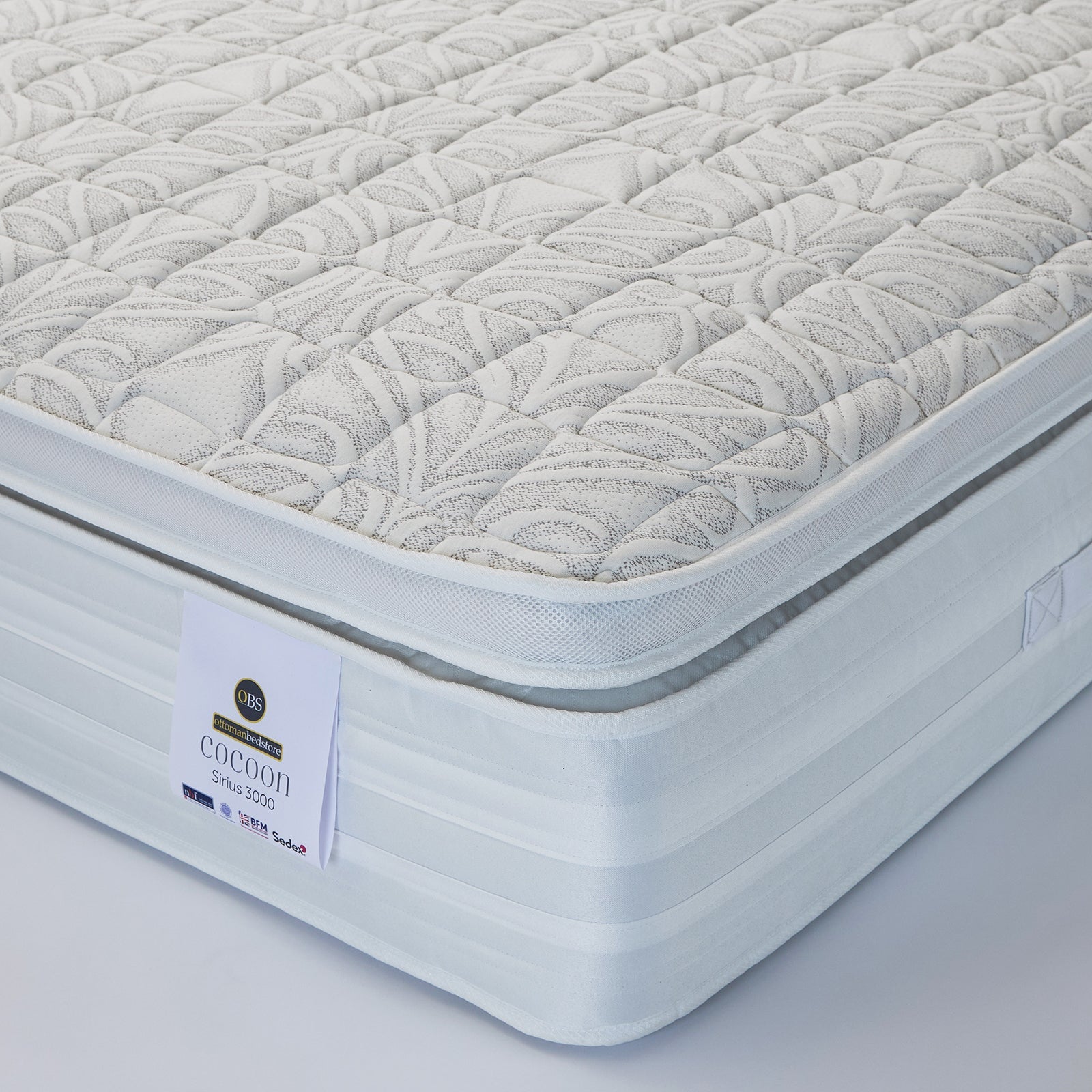 Cocoon Sirius 3000 Encapsulated Pillowbox Pocket Sprung Mattress