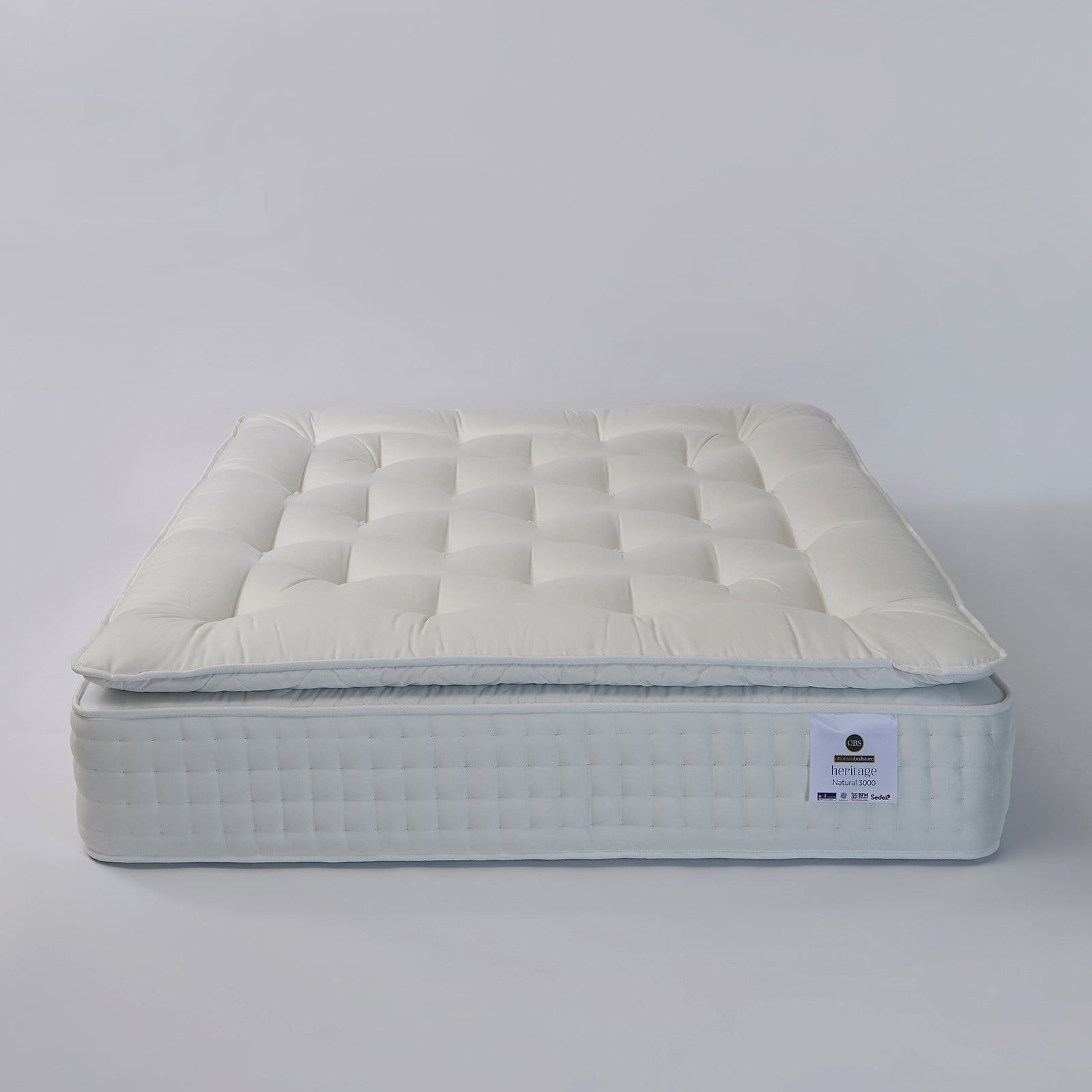 Heritage Natural 3000 Pocket Sprung Pillowtop Mattress