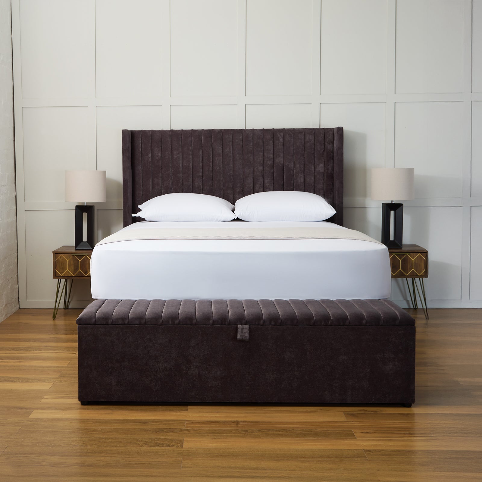 Oliver Winged Ottoman Divan Bed Set