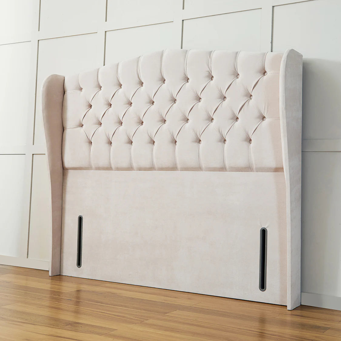 Chelsea Winged Upholstered Headboard