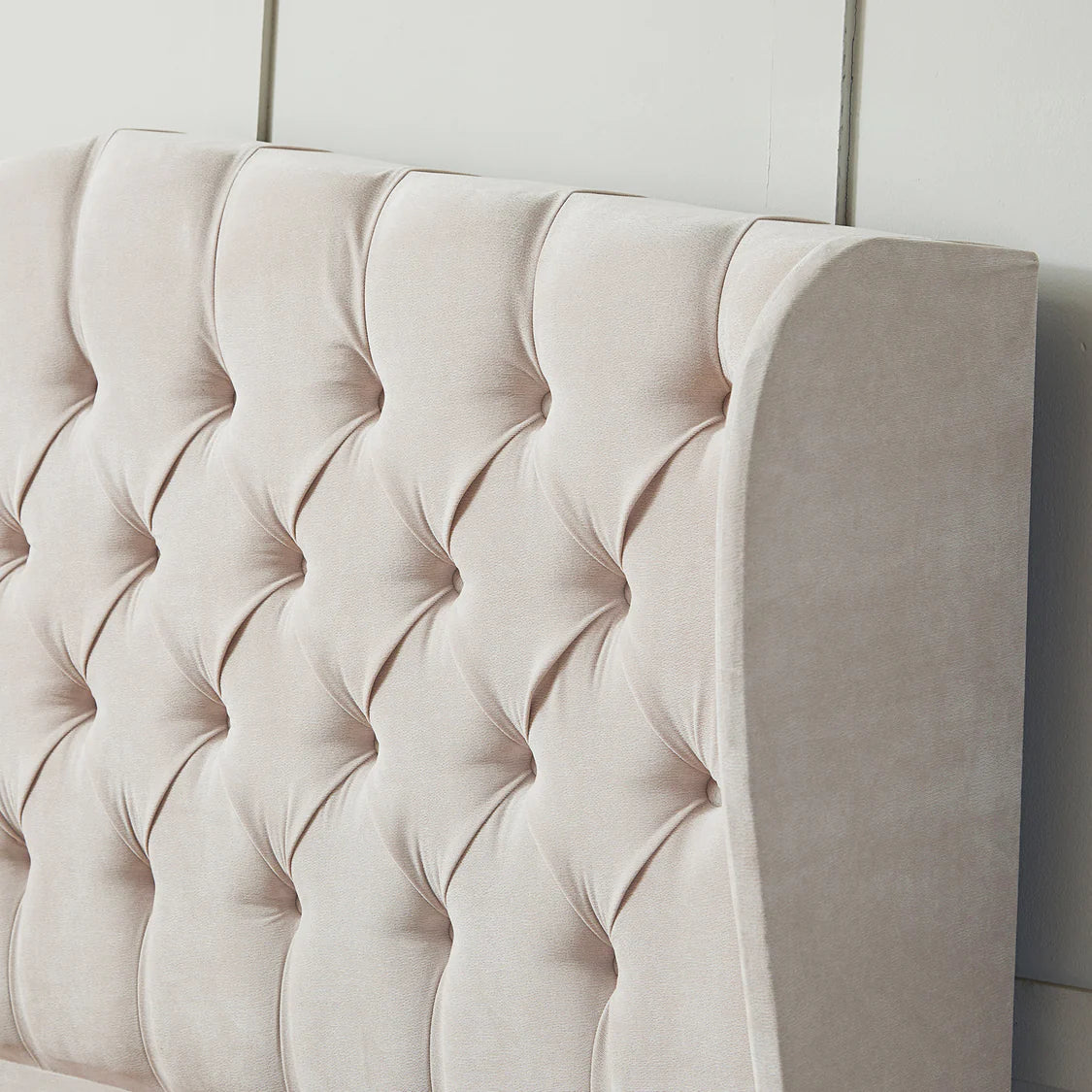 Chelsea Winged Upholstered Headboard