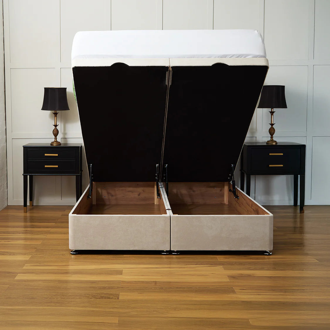 Chelsea Winged Ottoman Divan Bed Set