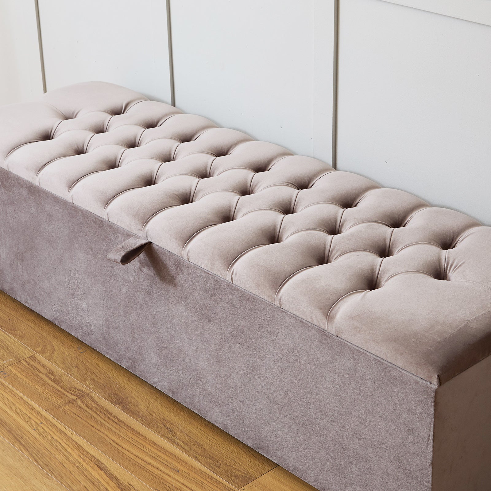 Chesterfield Ottoman Blanket Storage Box