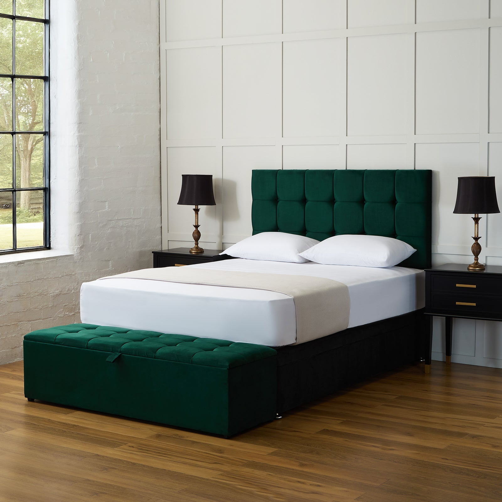 Cube Ottoman Divan Bed Set