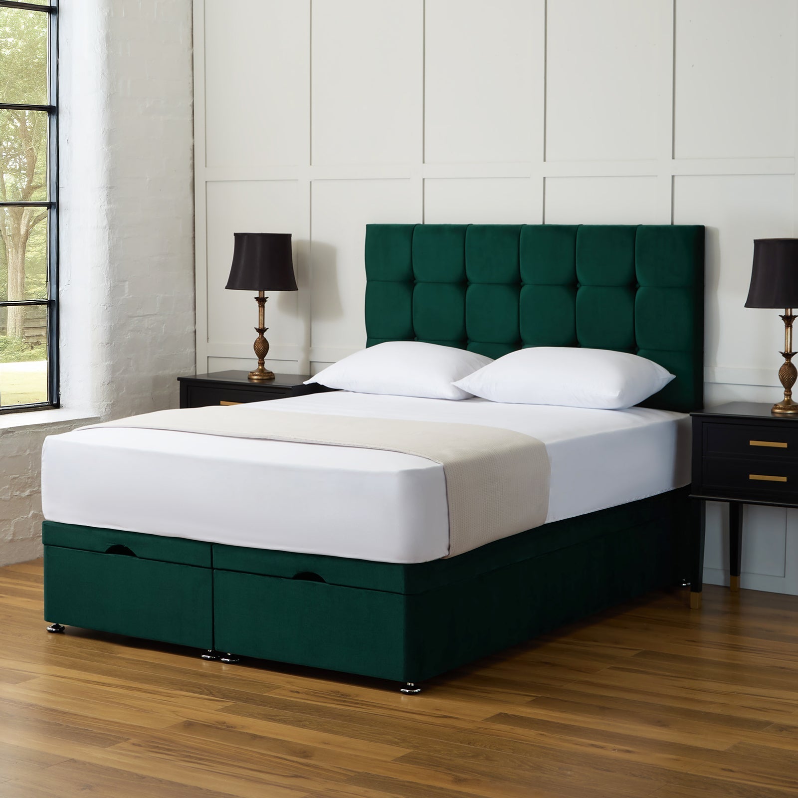Cube Ottoman Divan Bed Set