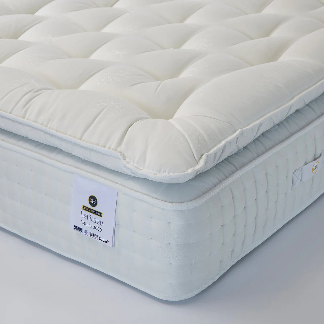 Heritage Natural 3000 Pocket Sprung Pillowtop Mattress