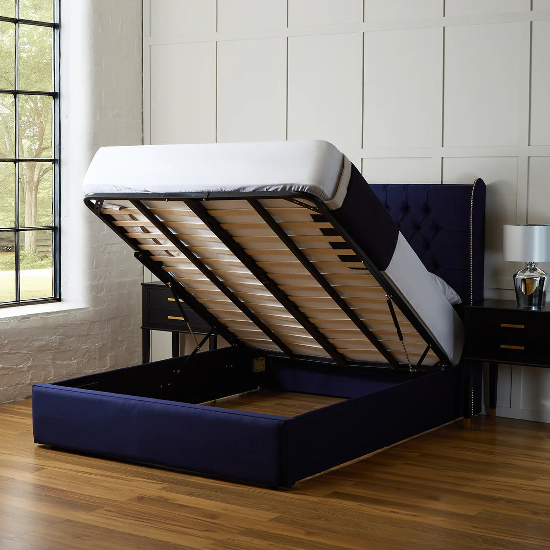 Mayfair Winged Ottoman Bed Frame