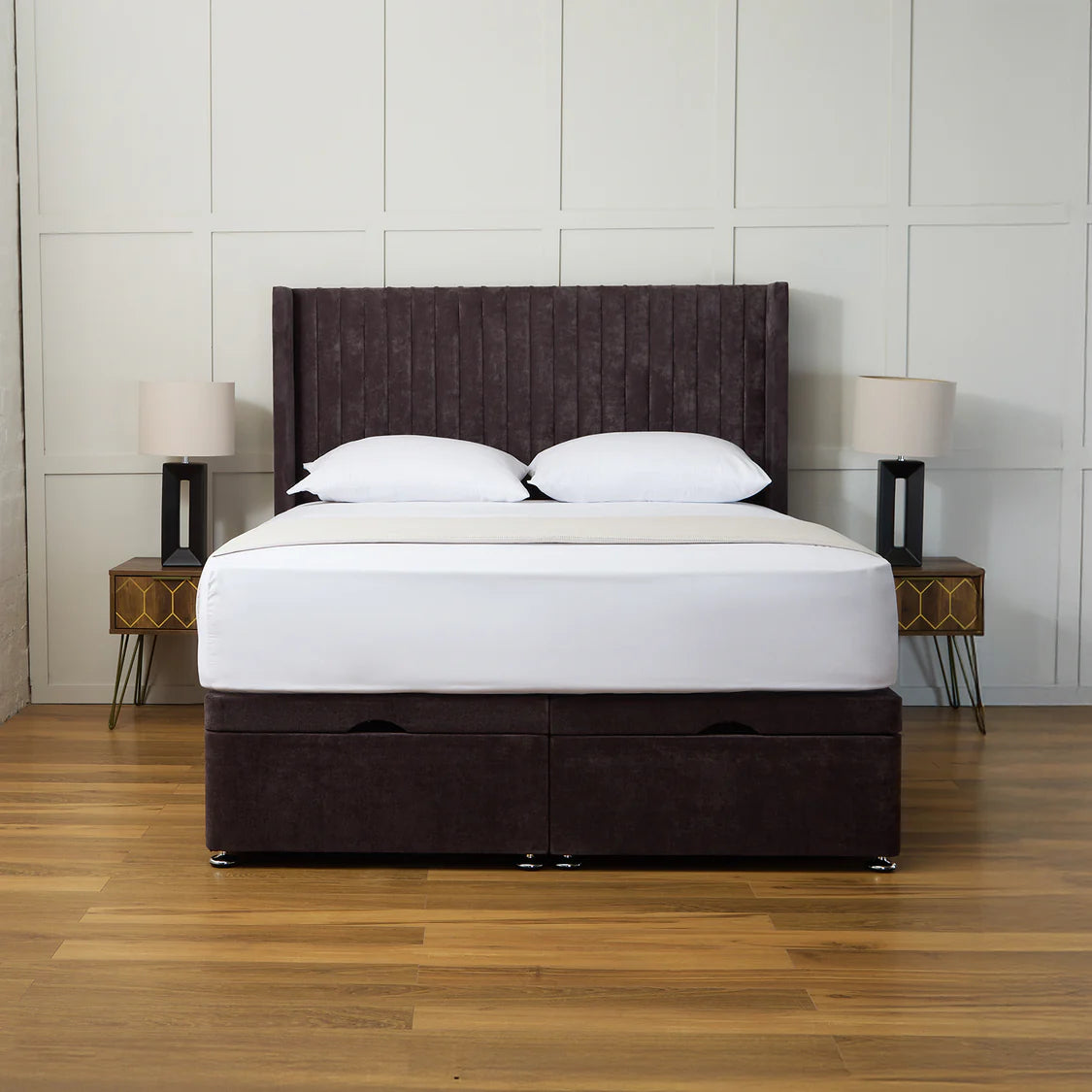 Oliver Winged Ottoman Divan Bed Set