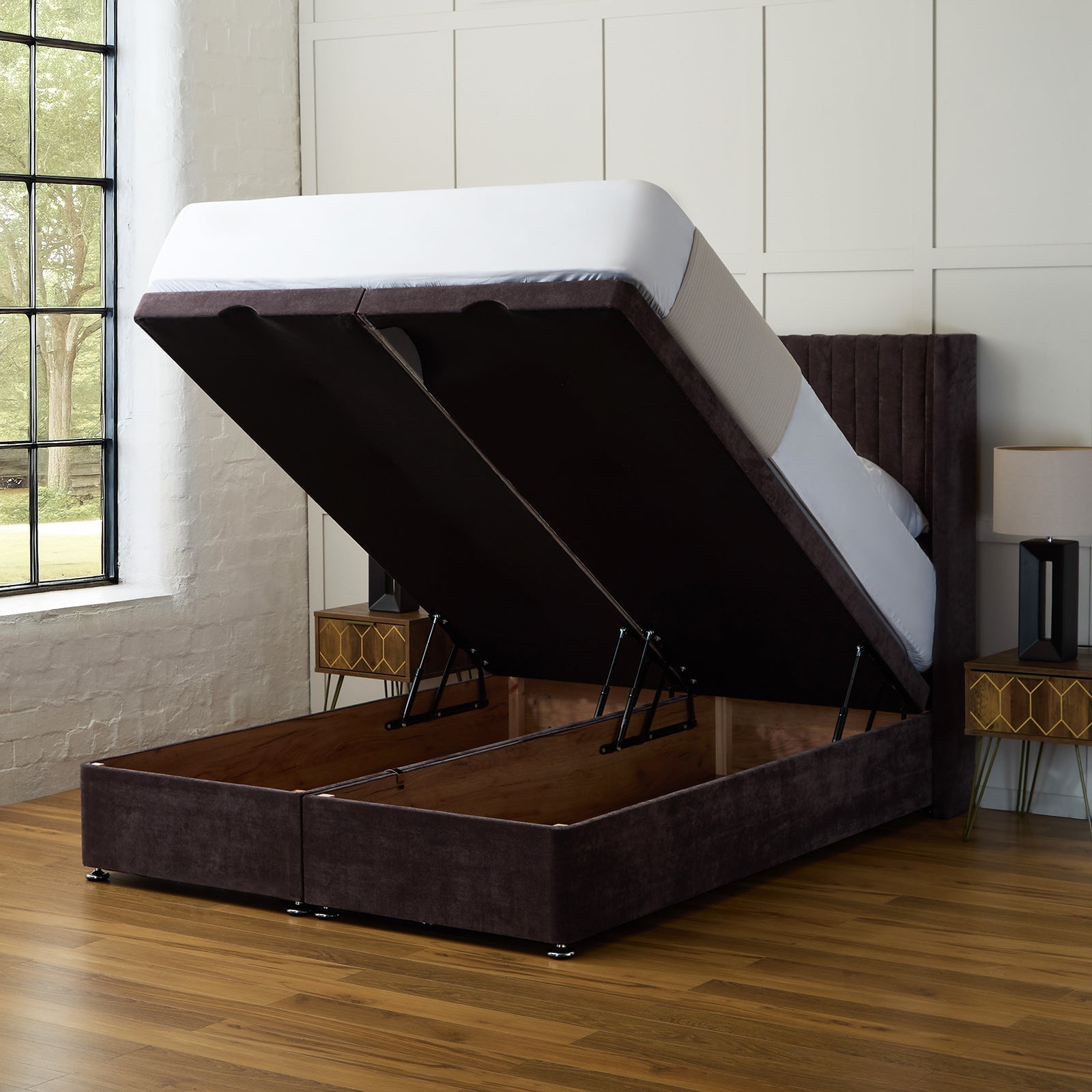 Oliver Winged Ottoman Divan Bed Set