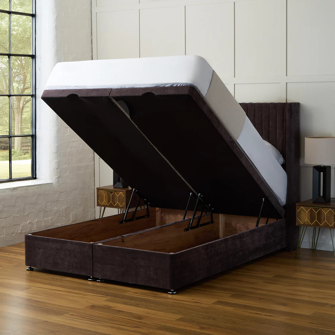 Oliver Winged Ottoman Divan Bed Set