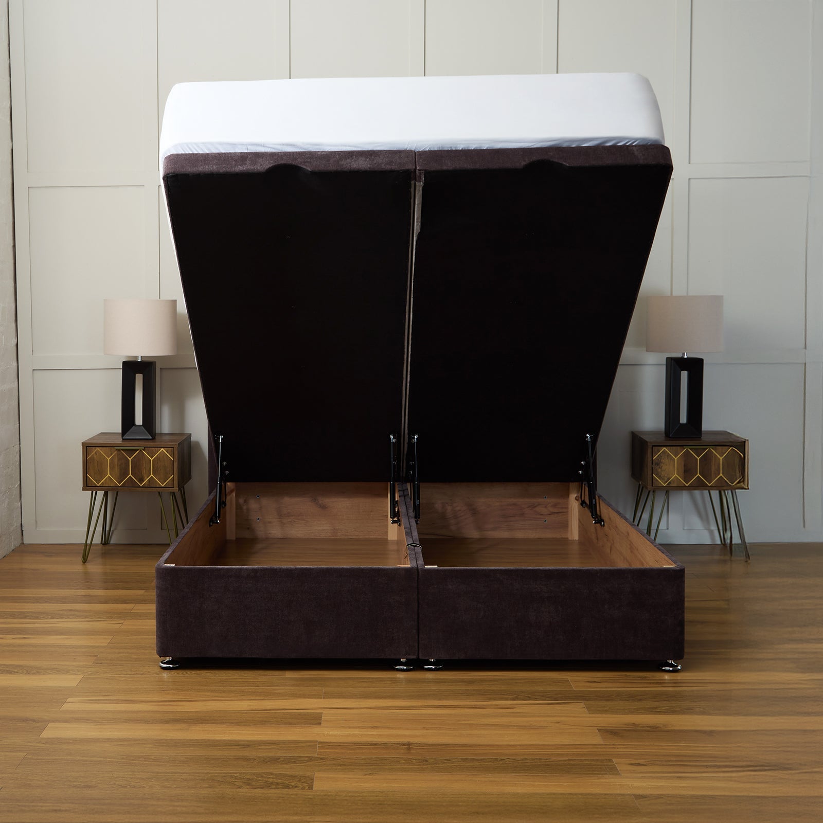 Oliver Winged Ottoman Divan Bed Set