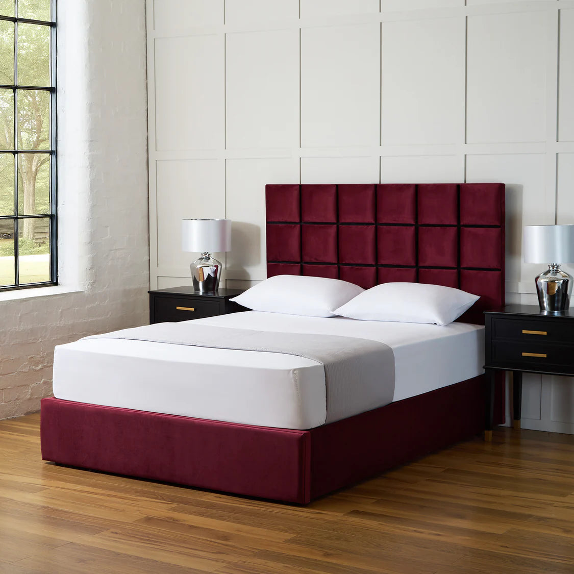 Quadrado Modern Ottoman Bed Frame