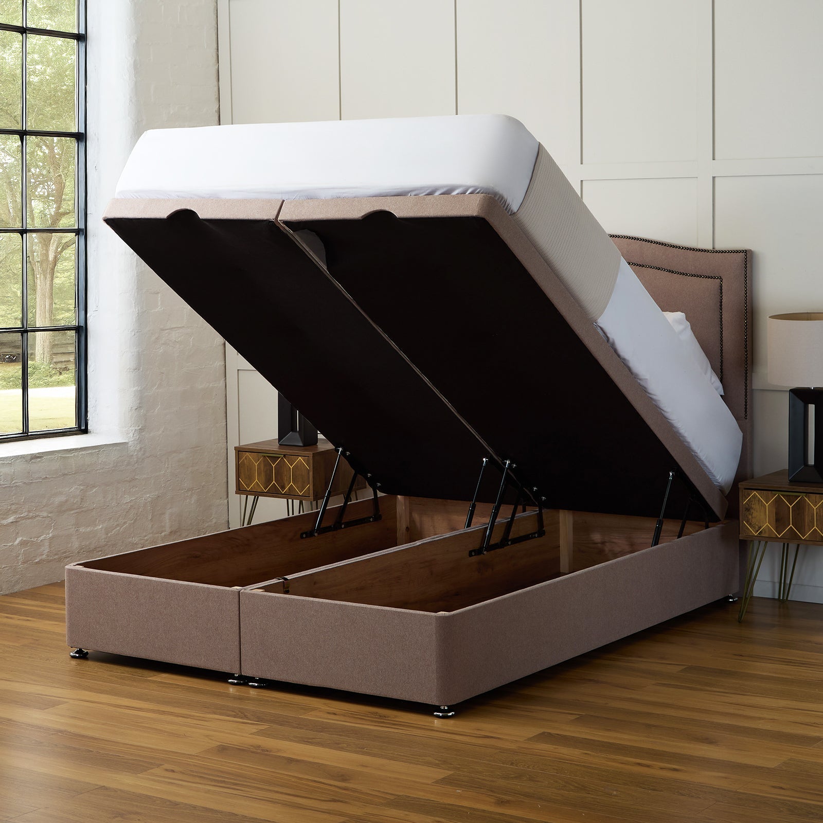 Rose Ottoman Divan Bed Set