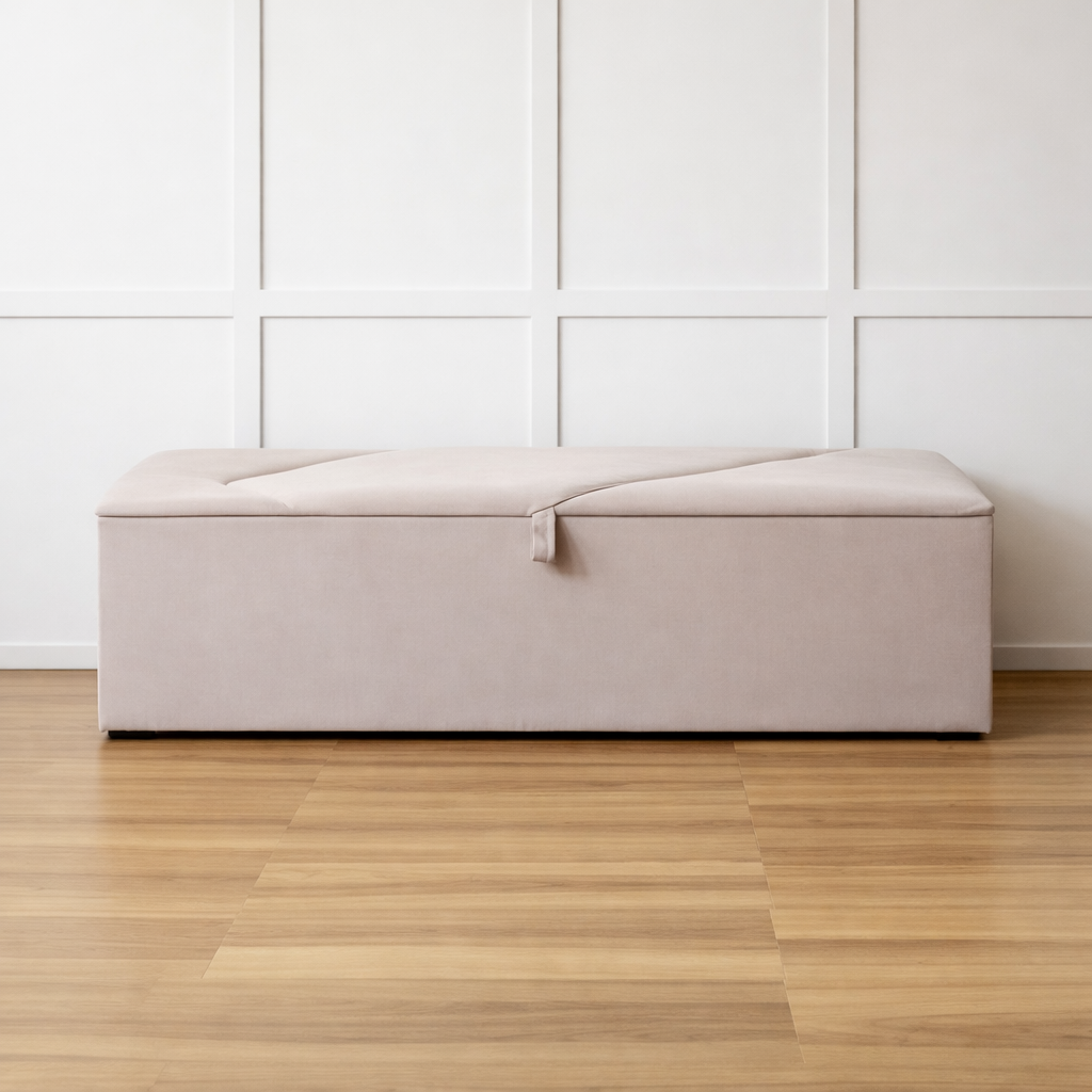 Saxton Ottoman Blanket Storage Box